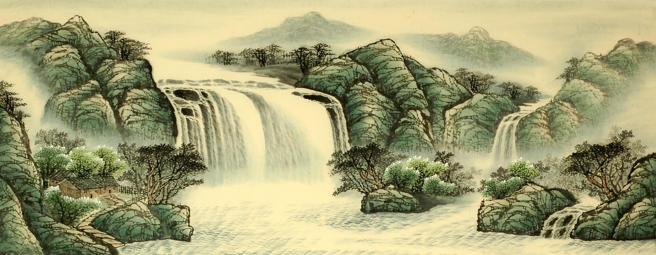 Chinese Landscape Painting - CNAG008148