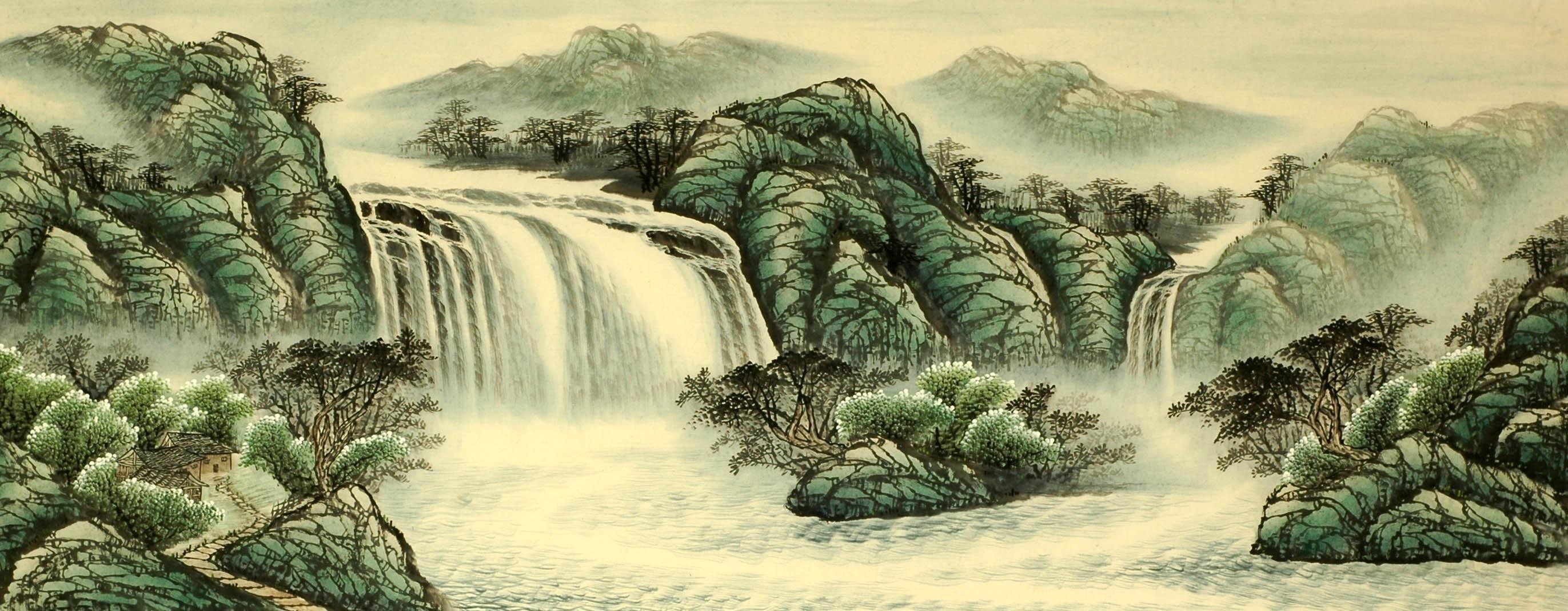 Chinese Landscape Painting - CNAG008149