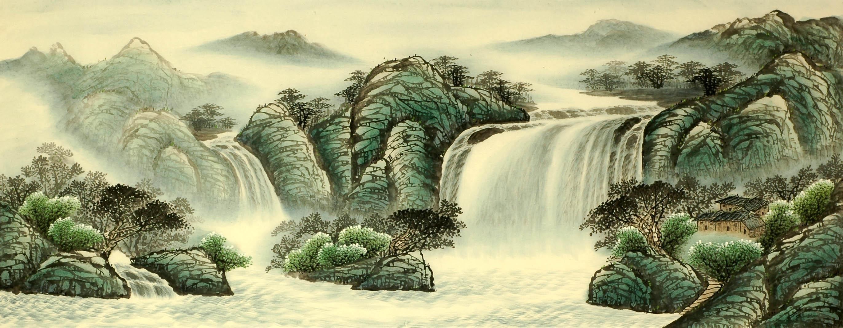 Chinese Landscape Painting - CNAG008150