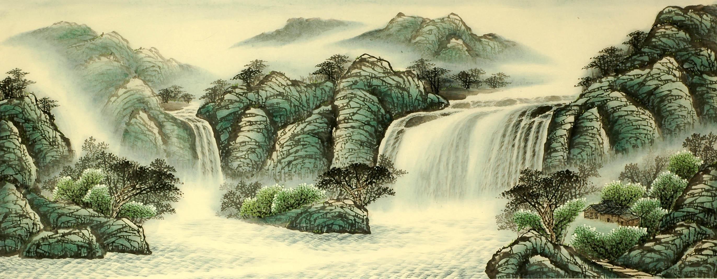 Chinese Landscape Painting - CNAG008151