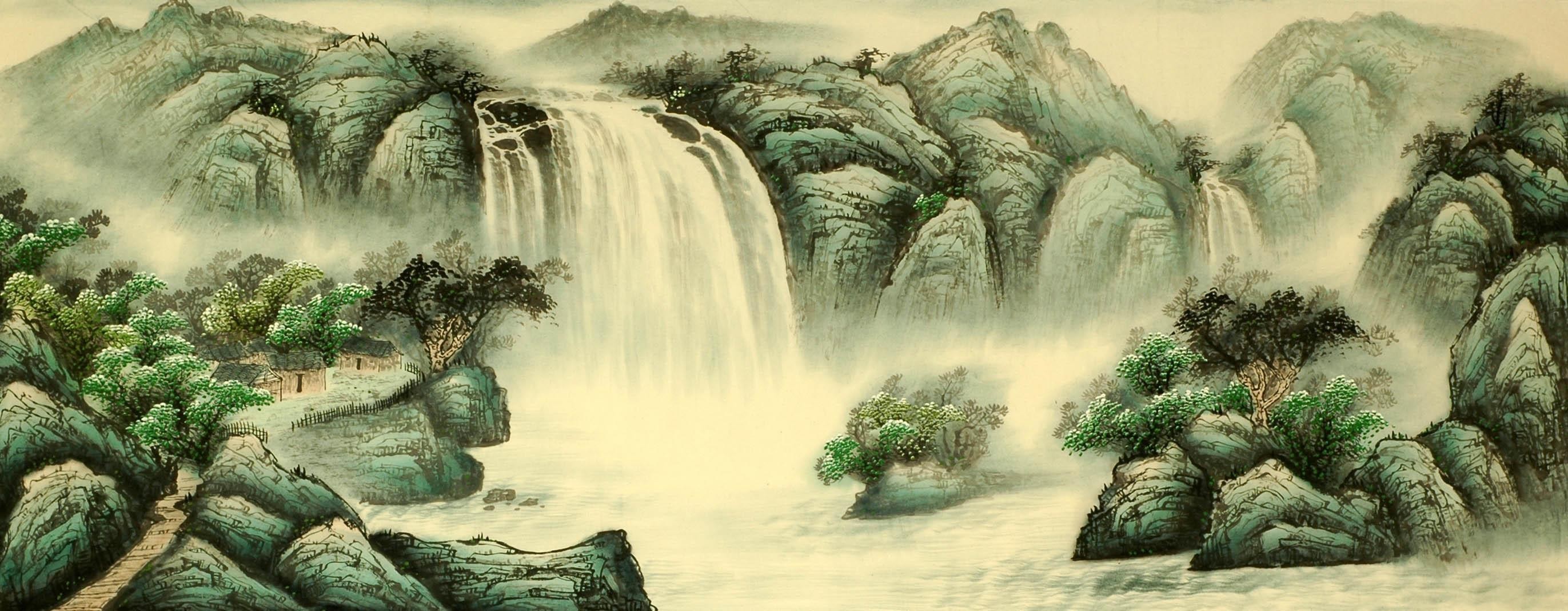 Chinese Landscape Painting - CNAG008152