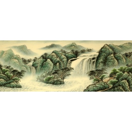 Chinese Landscape Painting - CNAG008154
