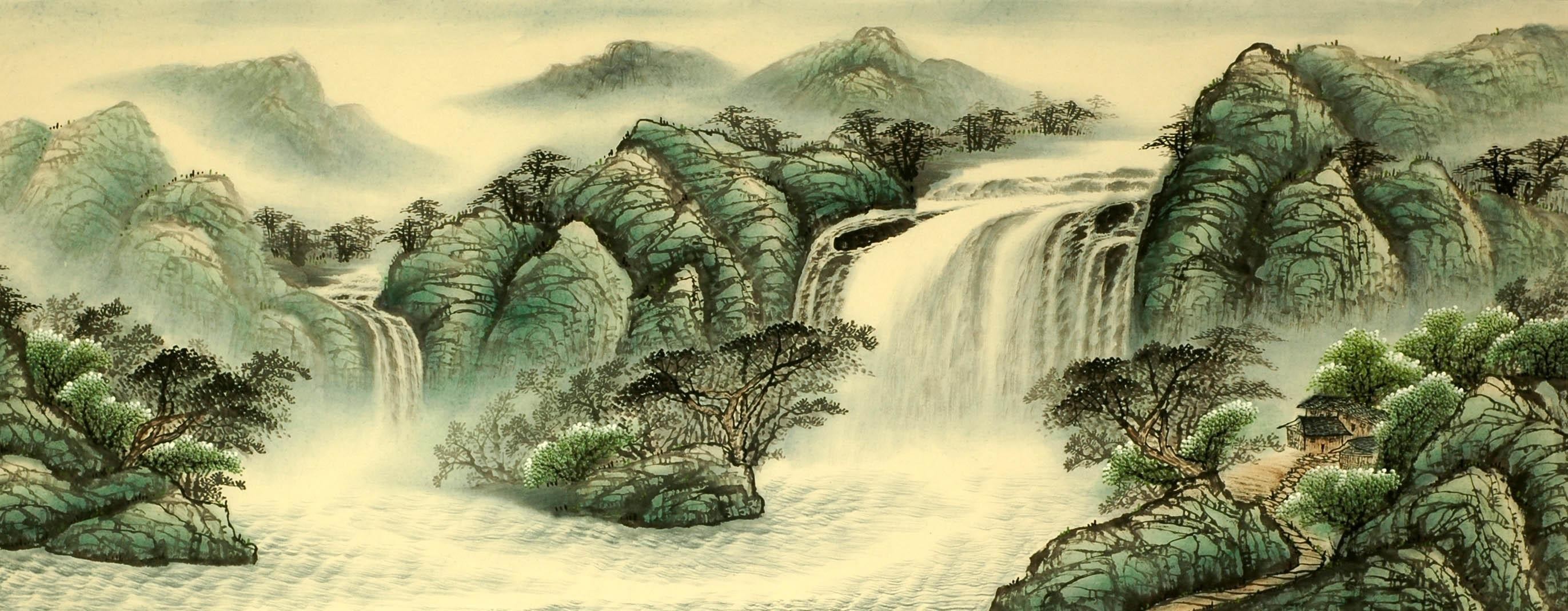 Chinese Landscape Painting - CNAG008154