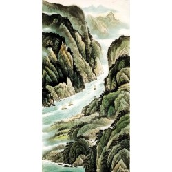 Chinese Landscape Painting - CNAG008156