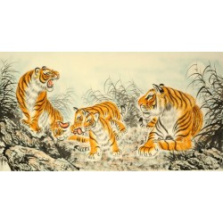 Chinese Tiger Painting - CNAG008159