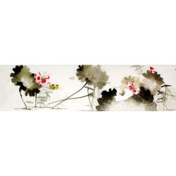 Chinese Lotus Painting - CNAG008161