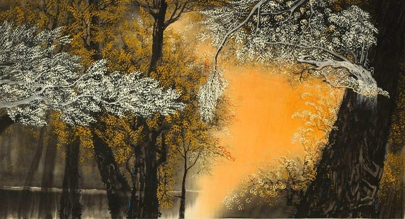 Chinese Landscape Painting - CNAG008162