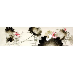 Chinese Lotus Painting - CNAG008163