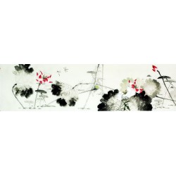 Chinese Lotus Painting - CNAG008164