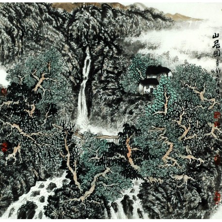 Chinese Landscape Painting - CNAG008166