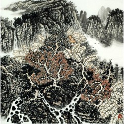 Chinese Landscape Painting - CNAG008169