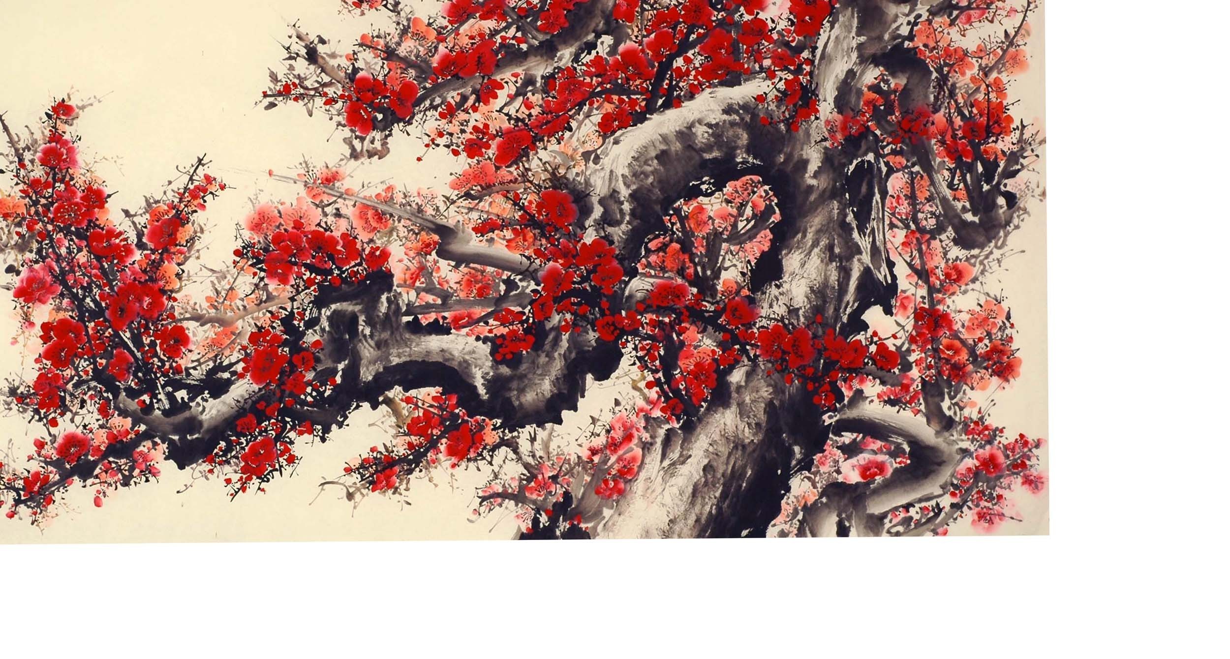 Chinese Plum Painting - CNAG008174