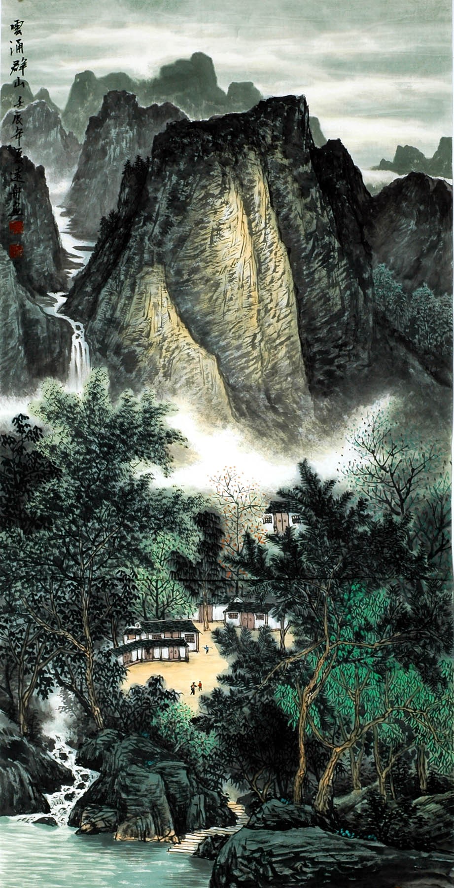 Chinese Landscape Painting - CNAG008182