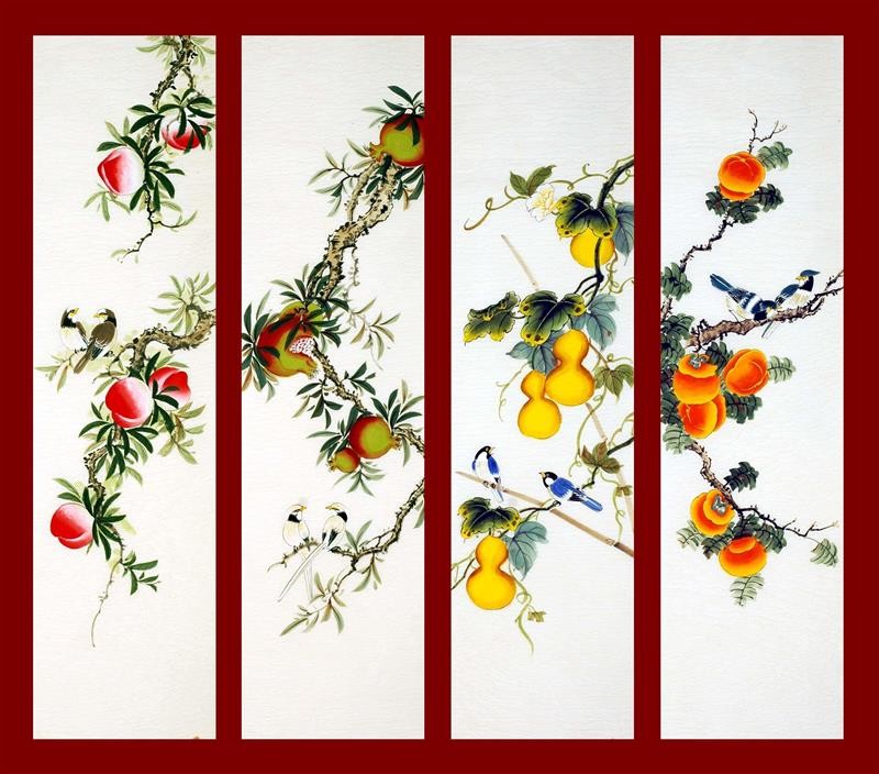 Chinese Flowers&Trees Painting - CNAG008198