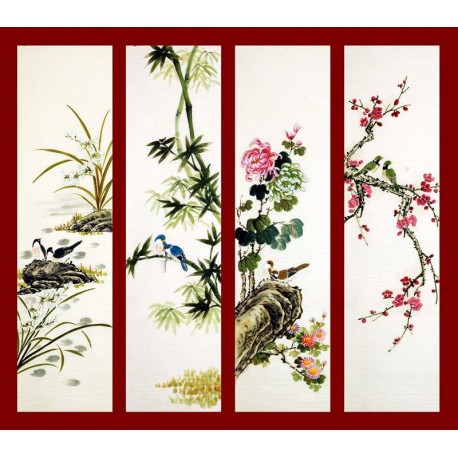 Chinese Flowers&Trees Painting - CNAG008200