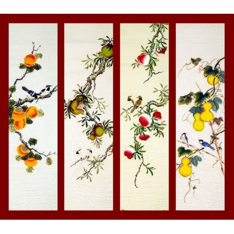 Chinese Flowers&Trees Painting - CNAG008203