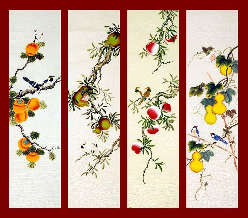 Chinese Flowers&Trees Painting - CNAG008203