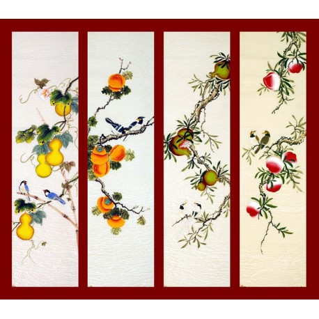 Chinese Flowers&Trees Painting - CNAG008208