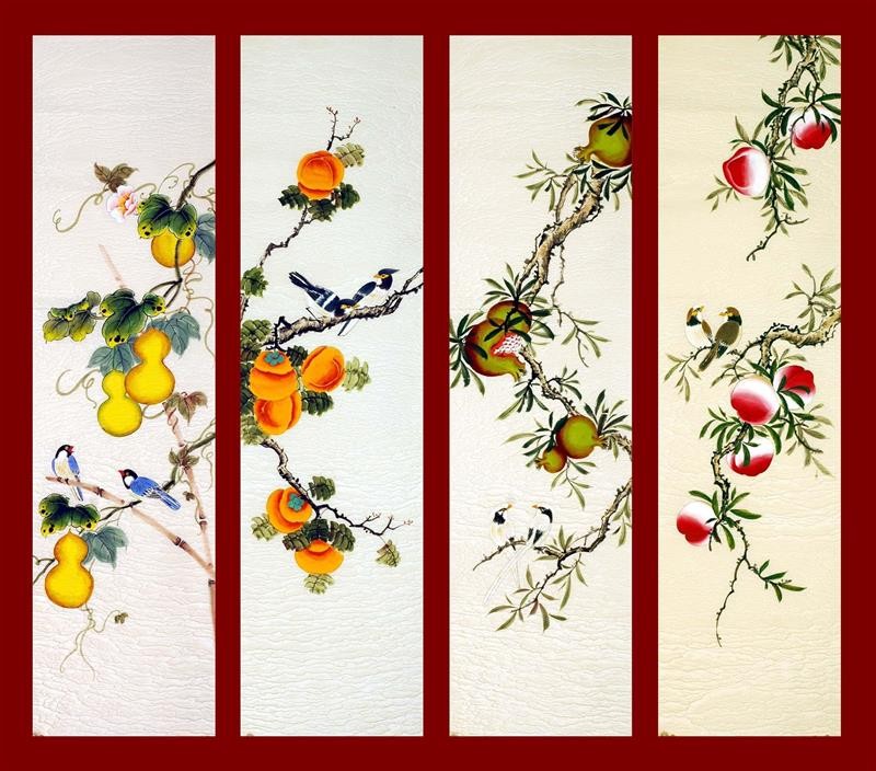 Chinese Flowers&Trees Painting - CNAG008208