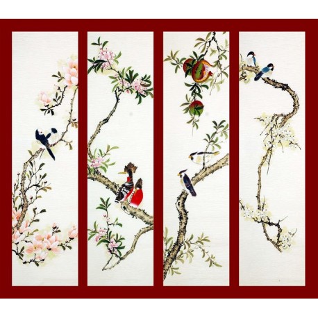 Chinese Flowers&Trees Painting - CNAG008210