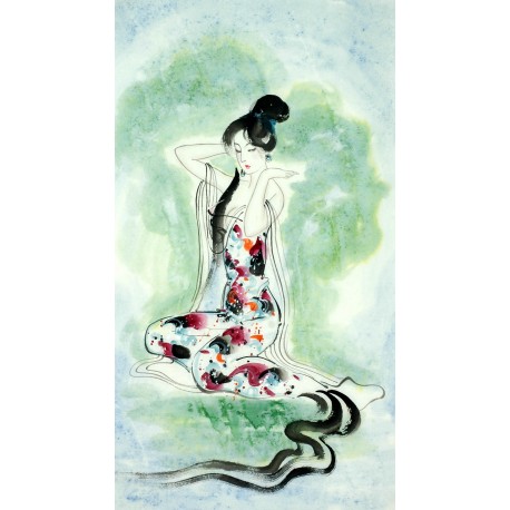 Chinese Figure Painting - CNAG008213