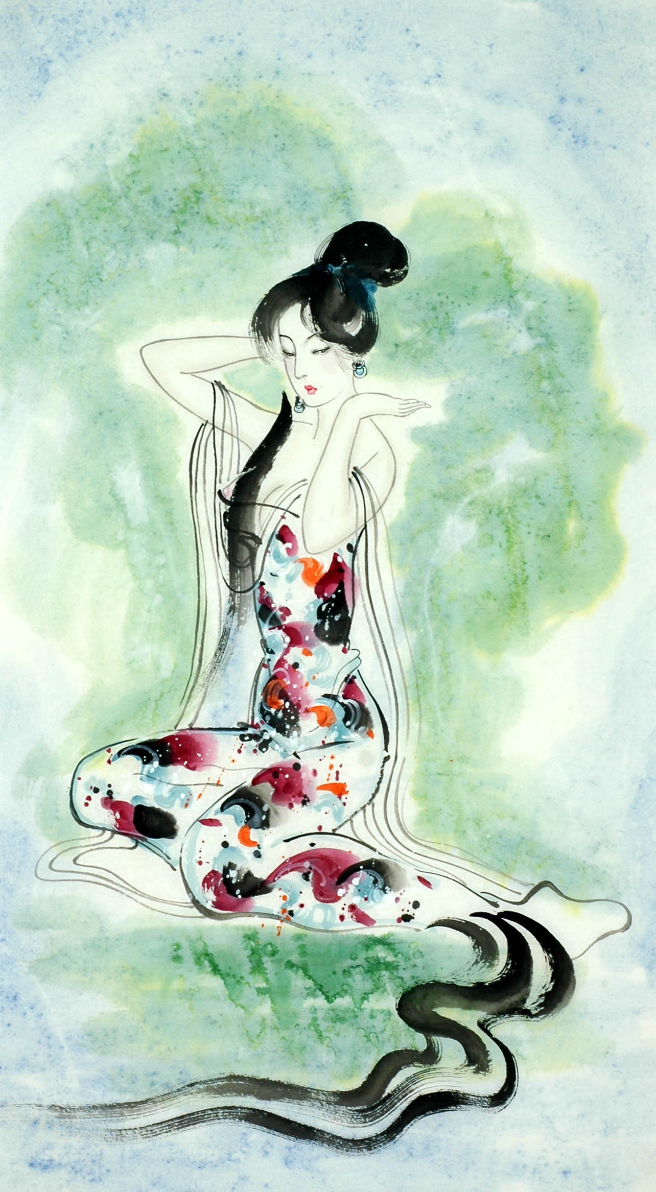 Chinese Figure Painting - CNAG008213