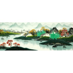 Chinese Landscape Painting - CNAG008226