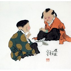 Chinese Figure Painting - CNAG008234