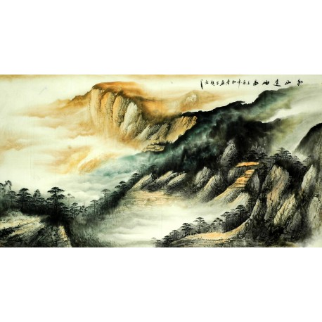 Chinese Landscape Painting - CNAG008237