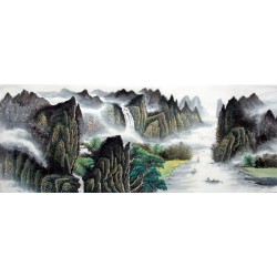 Chinese Landscape Painting - CNAG008243