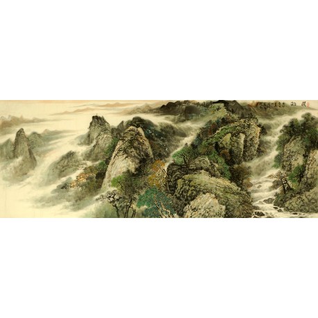 Chinese Landscape Painting - CNAG008244