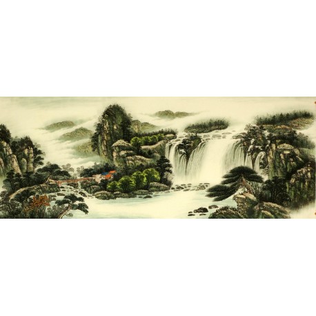 Chinese Landscape Painting - CNAG008245