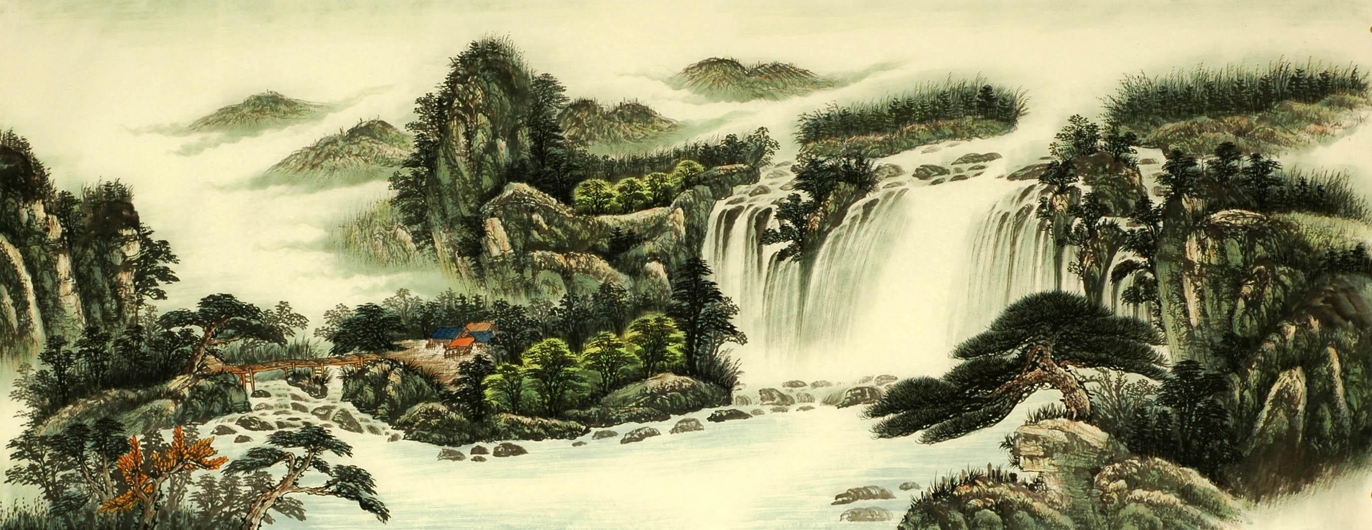 Chinese Landscape Painting - CNAG008246