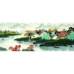 Chinese Landscape Painting - CNAG008247