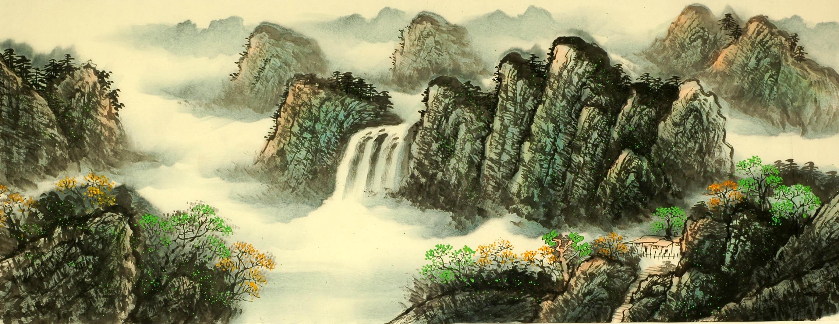 Chinese Landscape Painting - CNAG008250