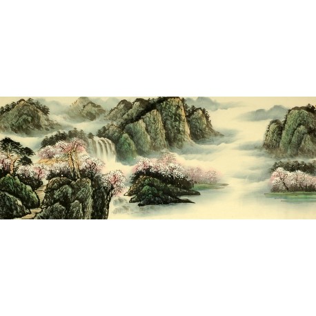 Chinese Landscape Painting - CNAG008251