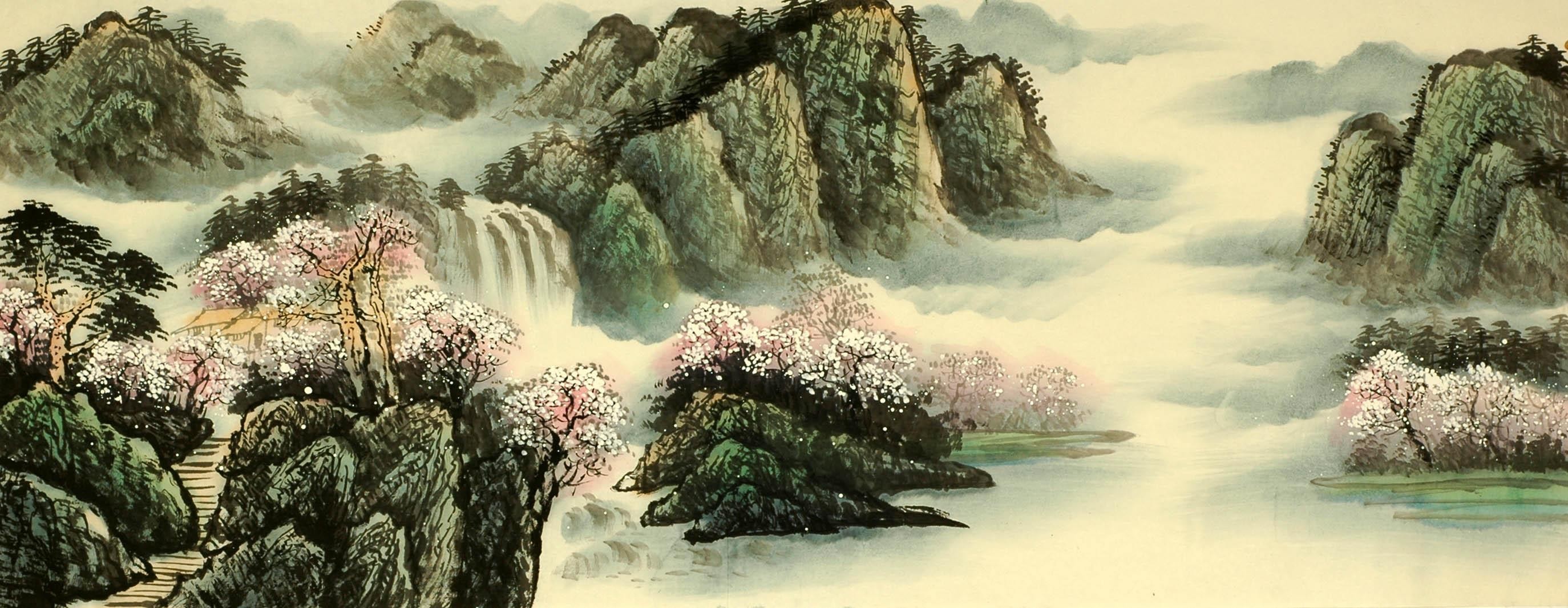 Chinese Landscape Painting - CNAG008251