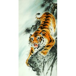 Chinese Tiger Painting - CNAG008258