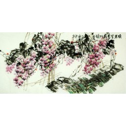 Chinese Grapes Painting - CNAG008259