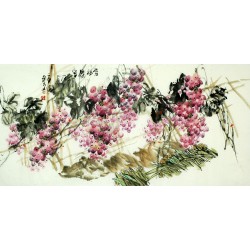 Chinese Grapes Painting - CNAG008260