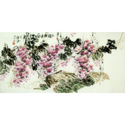 Chinese Grapes Painting - CNAG008263