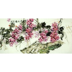 Chinese Grapes Painting - CNAG008267