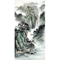 Chinese Landscape Painting - CNAG008281