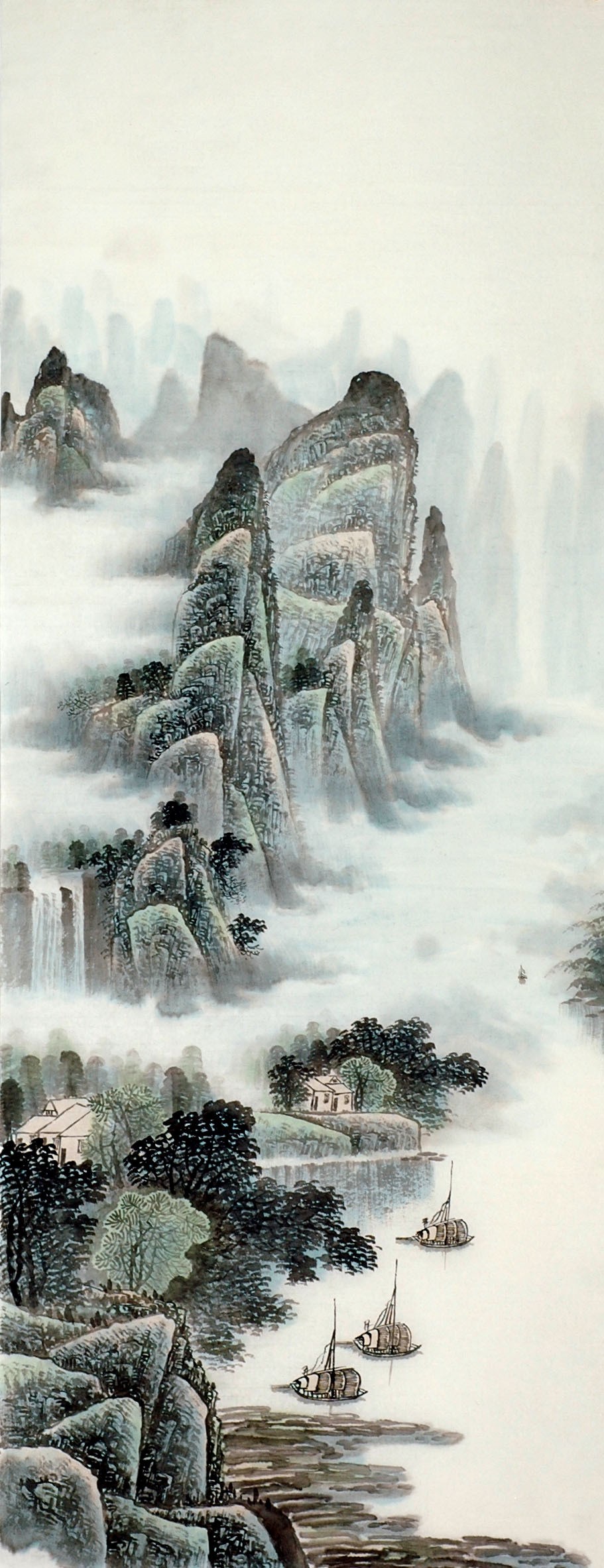 Chinese Landscape Painting - CNAG008283