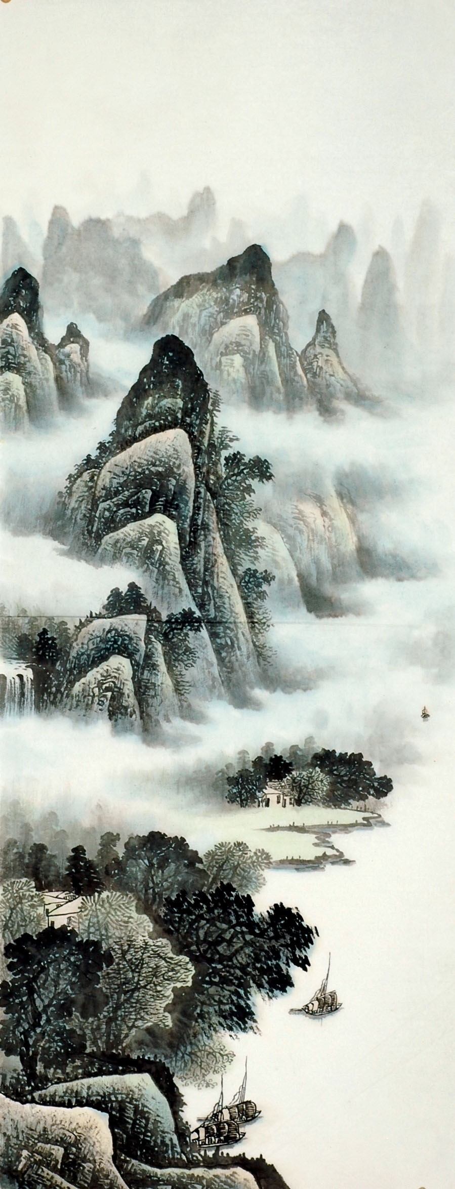 Chinese Landscape Painting - CNAG008284