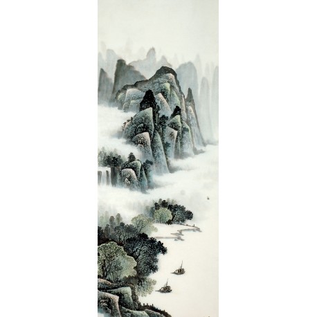Chinese Landscape Painting - CNAG008285