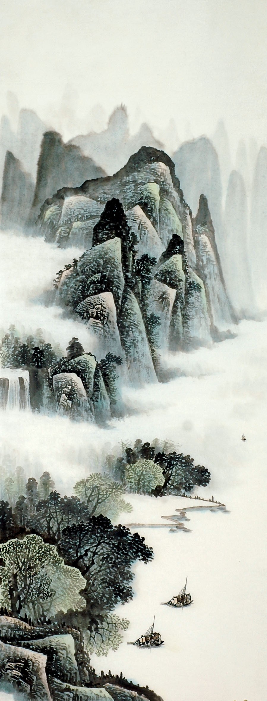 Chinese Landscape Painting - CNAG008285