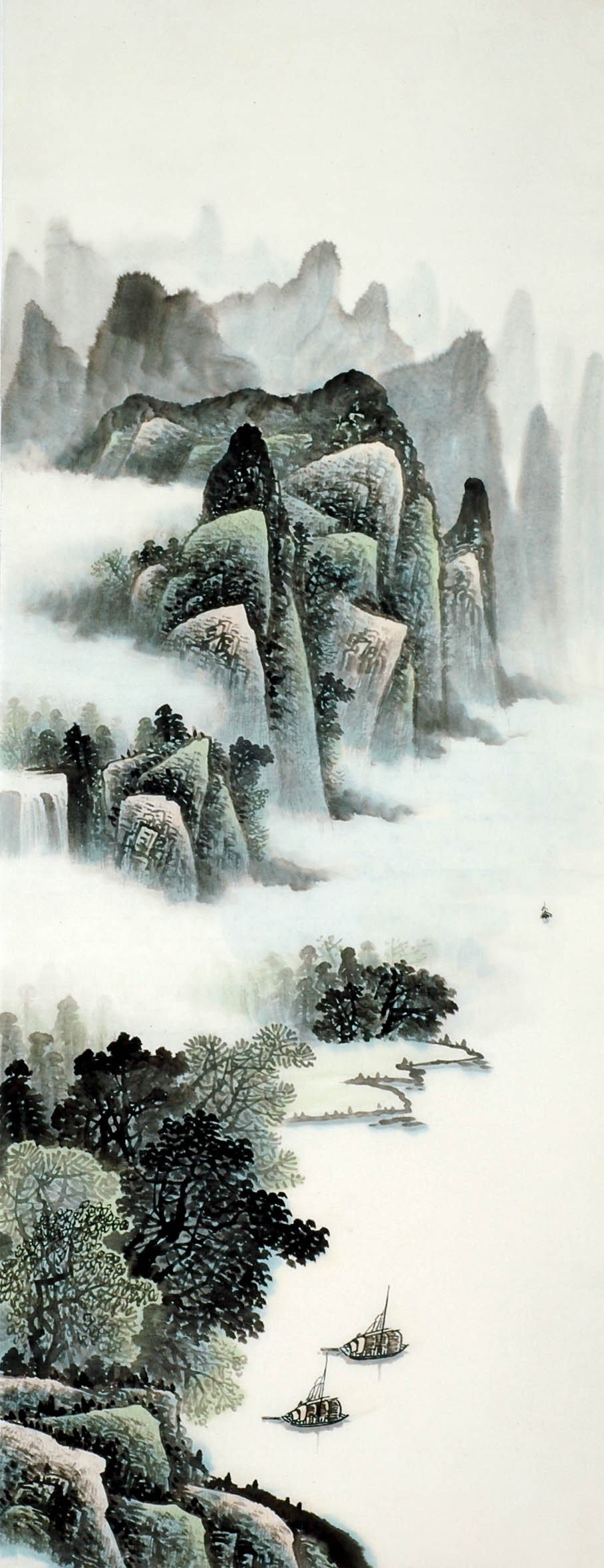 Chinese Landscape Painting - CNAG008286