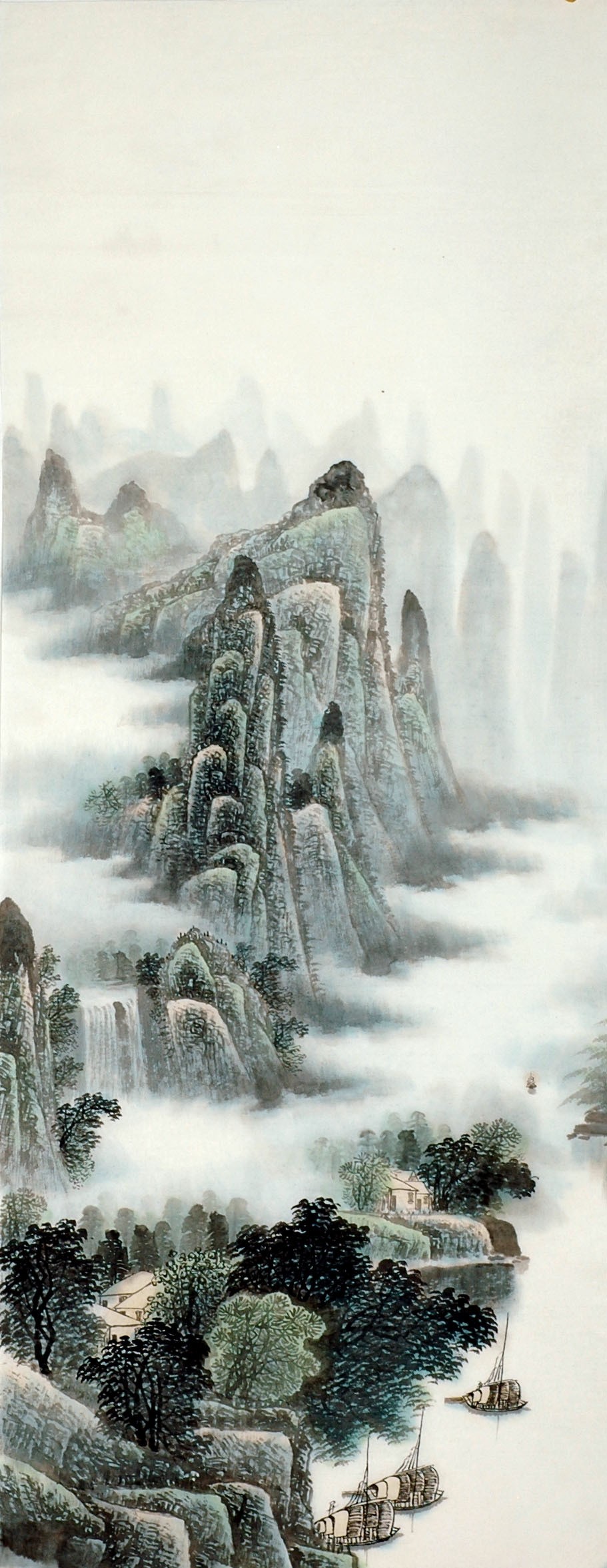 Chinese Landscape Painting - CNAG008287
