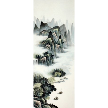 Chinese Landscape Painting - CNAG008288